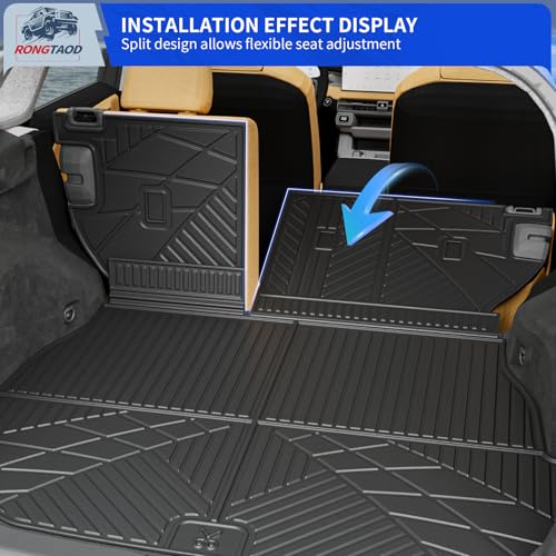 Trunk Mat & Backrest Mats for 2026 Toyota RAV4 Hybrid Accessories