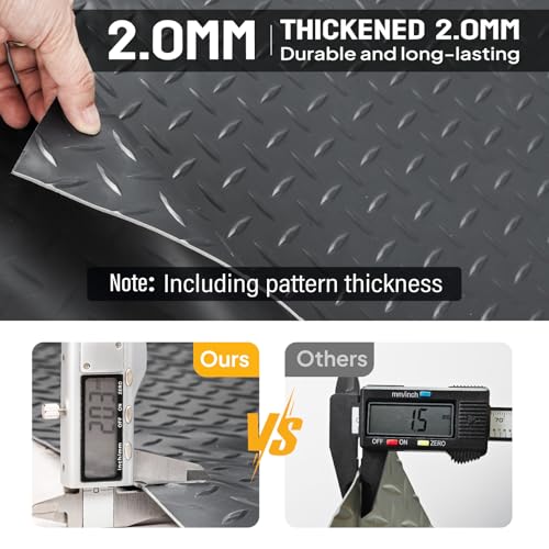 5 x 10 FT Garage Floor Mat (5'x10' / Black)