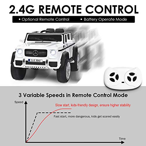 Ride On Truck (White / Maybach G650)