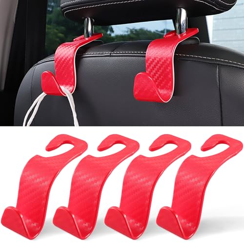 Car Purse Hook (Red-CF)