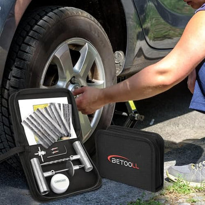 Tire Repair Kit (04- Set of 2-24pcs (Black))