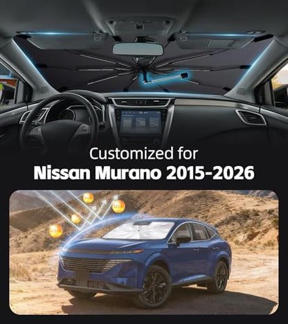 Windshield Sun Shade for Nissan Murano 2015 (Fit for N*issan Murano 2015-2026)