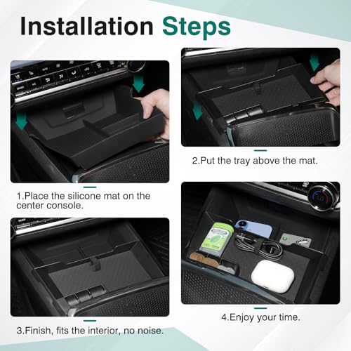 Silicone Center Console Organizer for Chevy Equinox