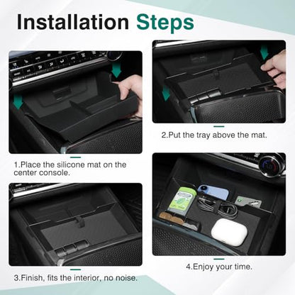 Silicone Center Console Organizer for Chevy Equinox