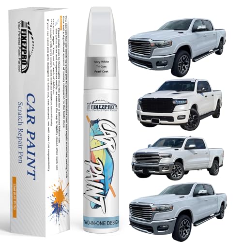 Ivory White Tri (For ram / Ivory White Tri-Coat Pearl-Coat(PWD/JWD) for RAM 1500/RAM 2500)