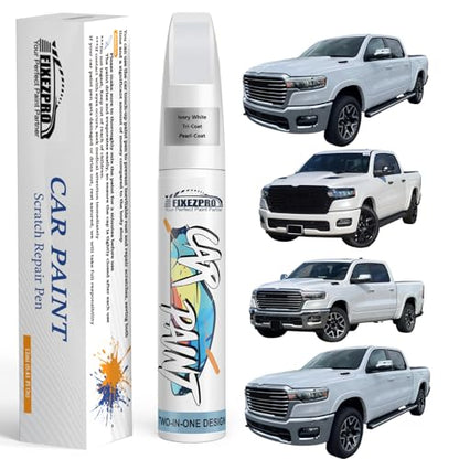 Ivory White Tri (For ram / Ivory White Tri-Coat Pearl-Coat(PWD/JWD) for RAM 1500/RAM 2500)