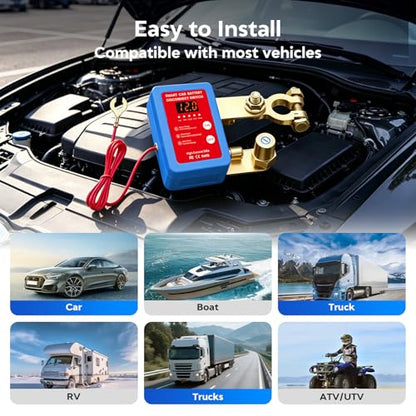 Remote Battery Disconnect Switch 12V (blue)