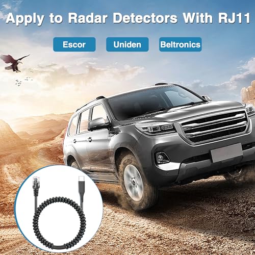 Radar Detector Cable (RJ11-6.56ft)