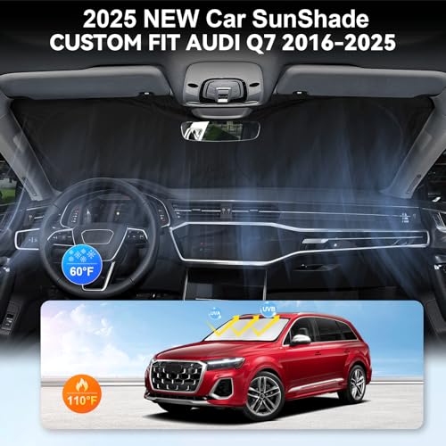 Custom fit Audi Q7 Windshield Sunshade for 2016 (fit Audi Q7 2016-2026)