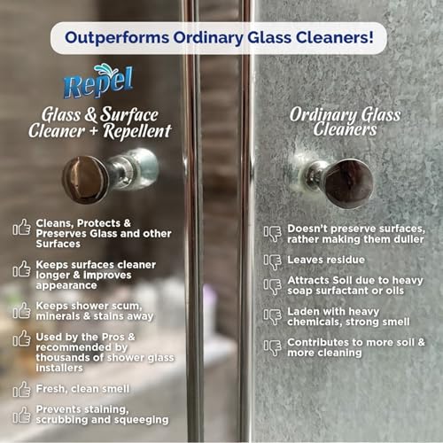 REPEL Glass & Surface Cleaner 32 fl. oz (3)