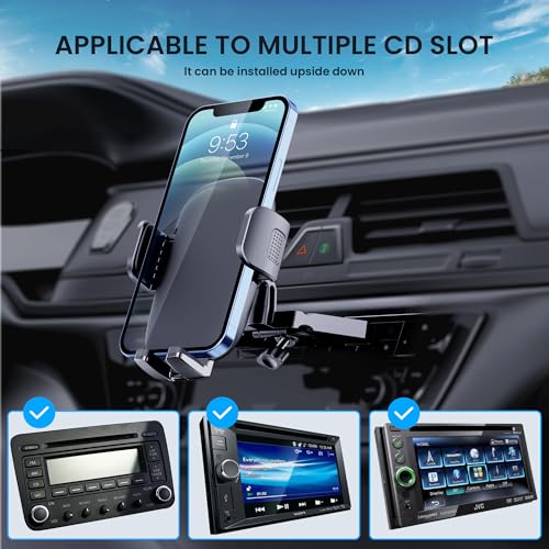 Metal CD Slot Phone Holder Mount for Car