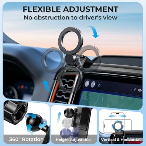 Car Phone Holder for Ford Ranger 2026 2025 2024 2023 with 12.1 (Fit for 2023-2026 Ranger, 12.1-Inch)