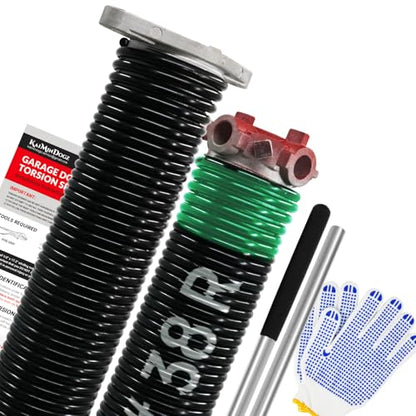 Pair of 1.75" Garage Door Torsion Springs Set with Non (0.243X1.75"X38")