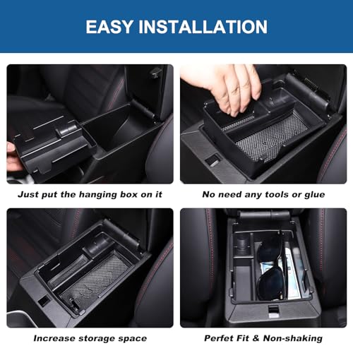 Center Console Armrest Box Organizer Tray Insert Compatible with Alfa Romeo Tonale