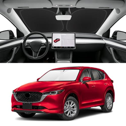 Custom Fit Windshield Sun Shade for Mazda CX5 2017 (for Mazda CX5 2017-2025)