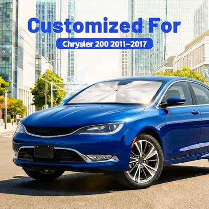 Car Windshield Sun Shade Umbrella for Chrysler 200 2011 (For Chrysler 200 2011-2017)