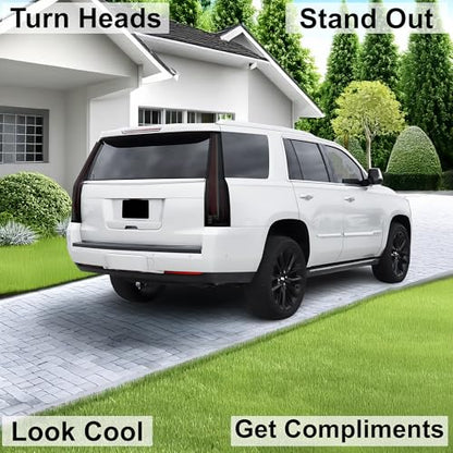 Rear Taillight Tail Light Tint Kit PPF Fits Cadillac Escalade (REAR KIT / Dark Smoke)