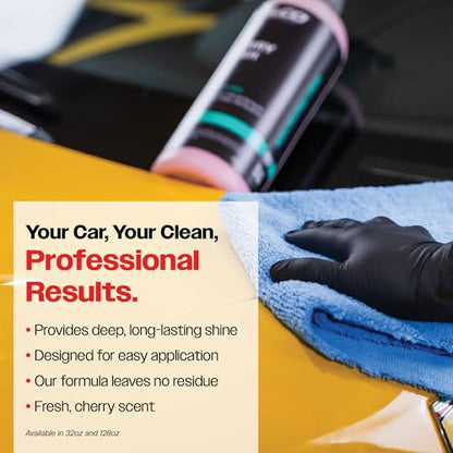 Cherry Flash Automotive Liquid Paste Wax for Hand Waxing (32 Fl Oz (Pack of 1))