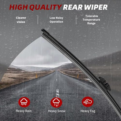 Premium Windshield Wiper Blades (28"+28"+15")