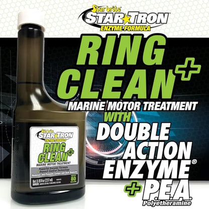 STAR TRON Ring Clean Plus Deposit Control Engine Treatment (8 Ounce)