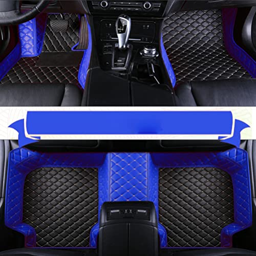 Customization Floor Mats and Cargo Mats are Suitable for 99% of Cars (Black blue mats / 3D Floor Mats)