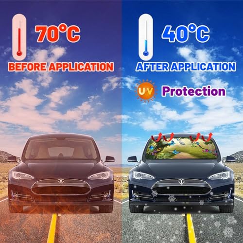 Fairy Butterfly Car Windshield Sun Shade Umbrella Style Sunshade (57'' X 30'' / style-AB9)