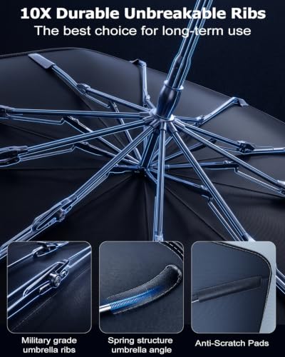 Umbrella Windshield Sun Shade for Truck (Large(61"L x 33"W))