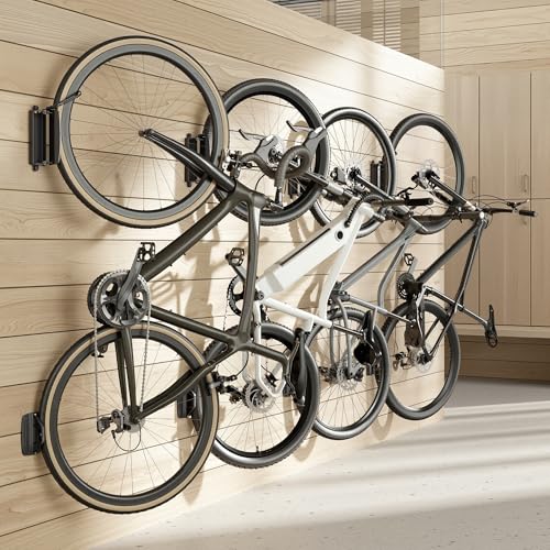 Bike Wall Mount for Garage (4 PACK)