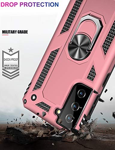 for Galaxy S21 Case (Galaxy S21 (Small 6.2") / Rose Gold)