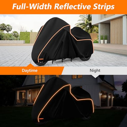 Motorcycle Cover for Harley Trike Freewheeler 2009 (Black / for Trike Models Freewheeler)