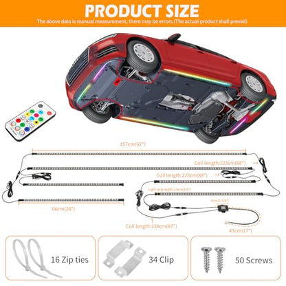 Underglow Kit for Car (RGB (Red, Green, Blue))