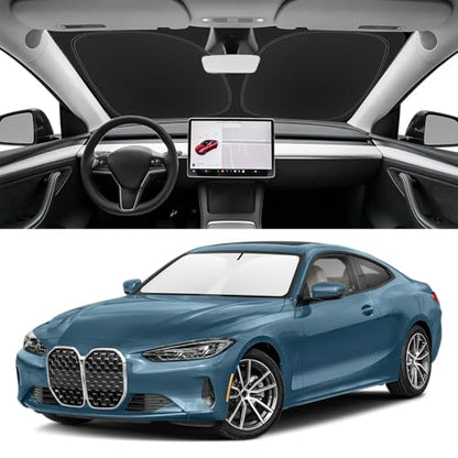 Custom Fit Windshield Sun Shade for BMW 4 (for 2021-2026 BMW 4-Series)