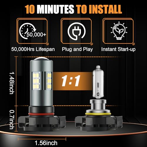 5202 5201 LED Fog Light Bulbs (5201/5202)