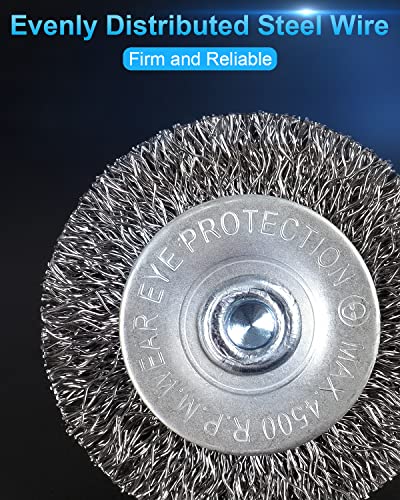 6 Pack Carbon Steel Wire Wheel Brush
