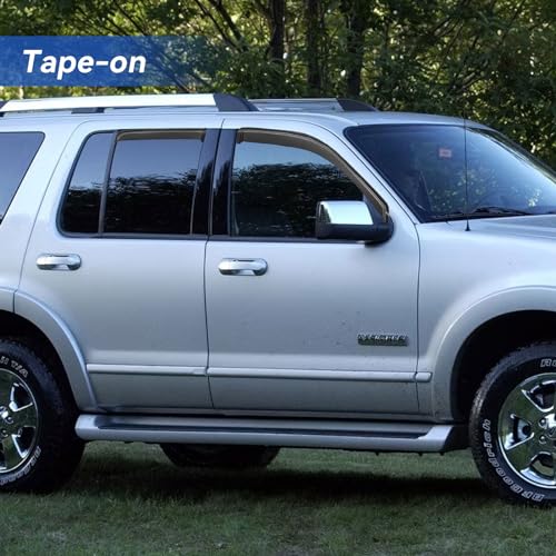 Window Visors Rain Guards for 2002 (2002-2010 Ford Explorer)