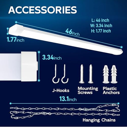 4FT 70W LED Shop Light Linkable (White / 4FT-70W)