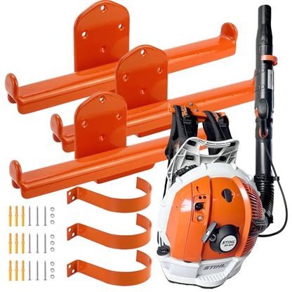 Backpack Blower Rack with Tube Hook (3 Pack)