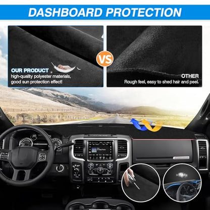 Dash Cover for Dodge Ram 2009 (64.57*20.08(Dodge Ram 10-18))