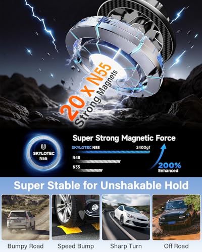 Magnetic Phone Mount for Ford Bronco Sport 2021 (Magnetic / Bronco Sport 2021-2024 (8 inch screen))