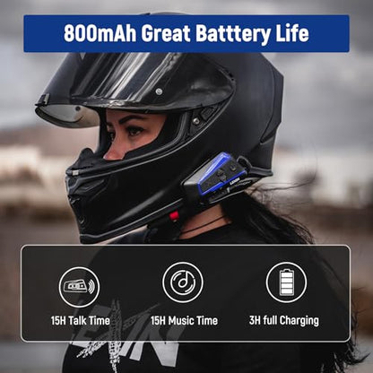 B4FM Motorcycle Bluetooth Headset (B4FM Single Pack)