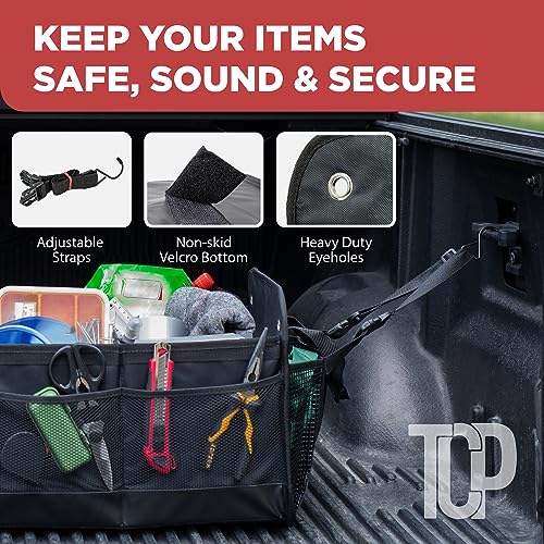 Car Trunk Organizer for SUV (ExtraLarge / Gray)