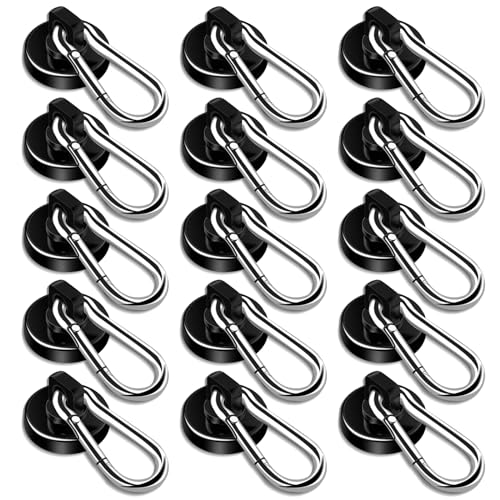 Magnetic Hooks (Black / 0.98in)