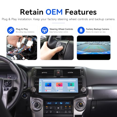 Head Unit for Toyota 4Runner 2010 (Black)