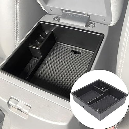 Car Center Console Armrest Storage Box Organizer Accessories Compatible with Toyot@ Hilux 2004 (2004-2015)