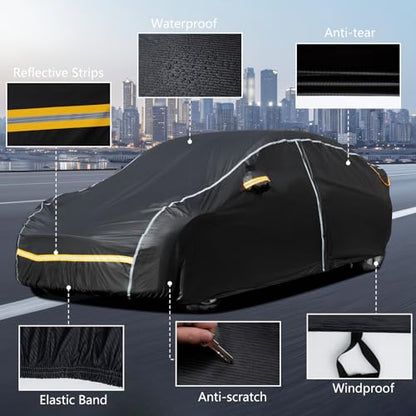 Car Cover Waterproof All Weather for Tesla Model Y (Black / Tesla-Model Y)