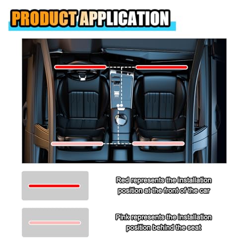 Car LED Strip Light (USB / Red)
