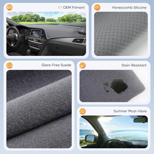 Gray Dash Cover for 2015 (15-19 Sonata(Gray))