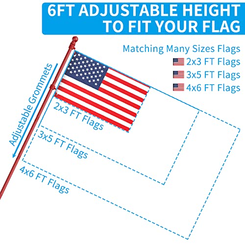 Flag Pole Upgraded Bracket (Red)