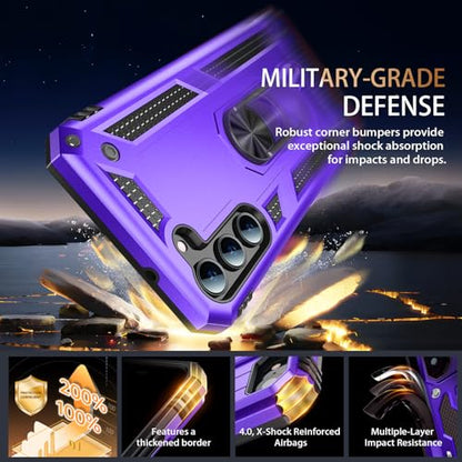for Galaxy S23 Plus Case (Galaxy S23 Plus (Medium 6.6") / Purple)