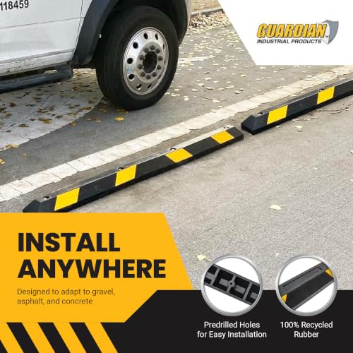 Rubber Parking Stopper Curb (6 Foot)